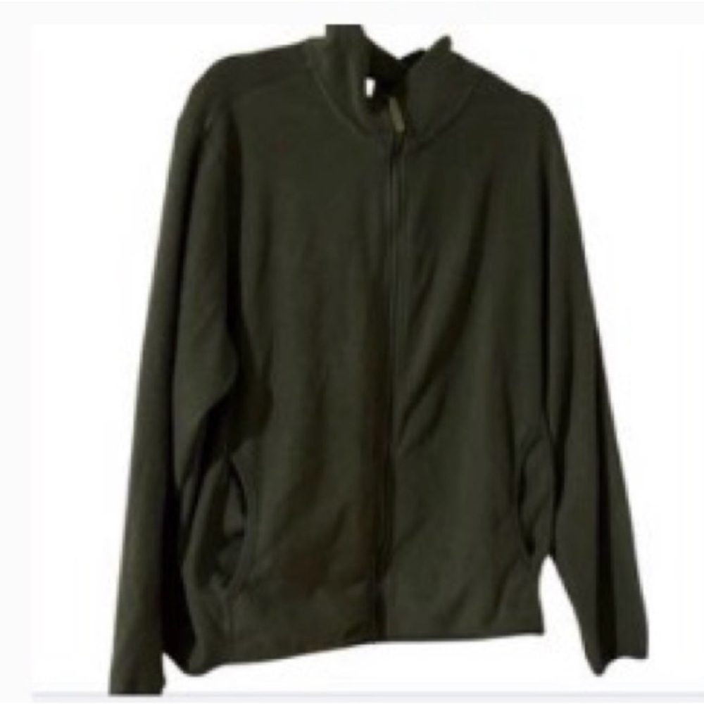 Men’s Classic Full-Zip Hoodie in Olive Green size XL. Like new!